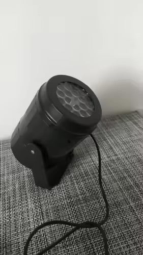 Winterglow LED snowflake projector on a table